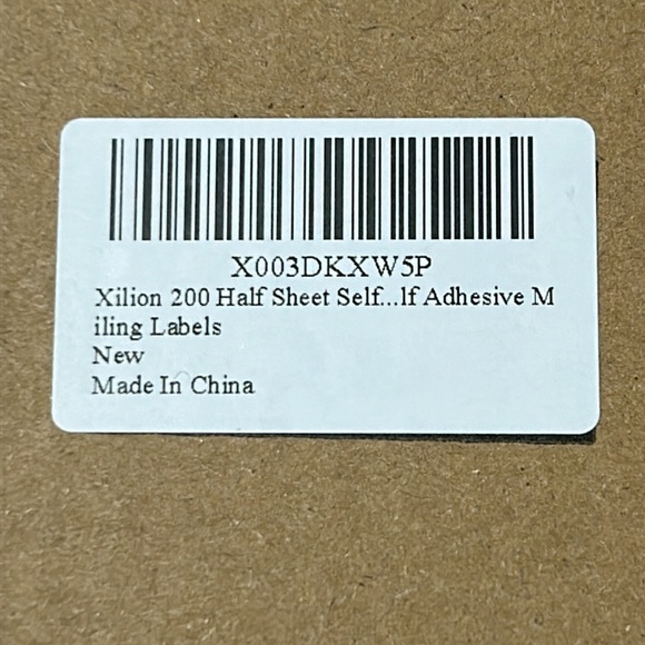 Half Sheets Shipping Labels Sheets 100 Sheets: 200 Labels. Sealed 8.5”x 5.5” - Picture 4 of 7